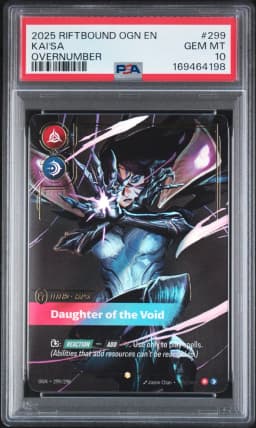 2025 #299 Kai'SA - Daughter of the Void PSA 10 Riftbound: League of Legends Ogn-Origins