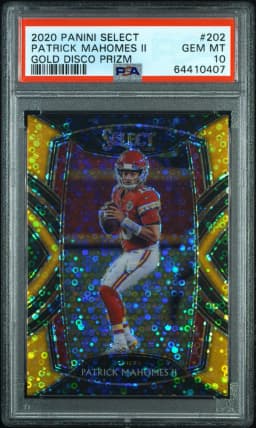 2020 #202 Patrick Mahomes II PSA 10 Panini Select