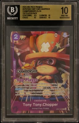 2025 #OP07066 Tony Tony.Chopper R/(Championships 25-26 Top Player Pack) BGS 10 One Piece Card Game Promos