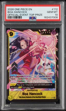2026 #112 Boa Hancock PSA 10 One Piece Promos