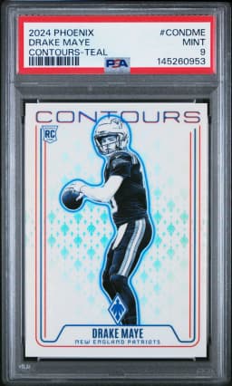 2024 #CONDME Drake Maye PSA 9 Panini Phoenix Contours
