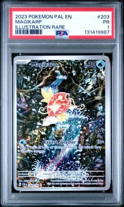 2023 #203 Magikarp PSA 1 Pal EN-Paldea Evolved