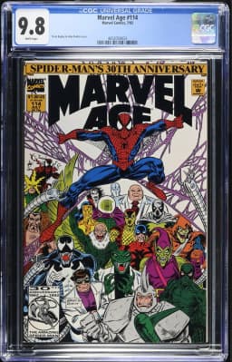 1992 Marvel Age #114 CGC 9.8 Marvel Comics