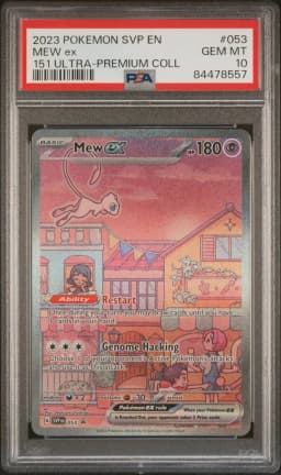 2023 #053 Mew EX PSA 10 Svp EN-Scarlet & Violet Black Star Promos