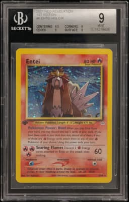 2001 #6 Entei HOLO R BGS 9 Neo Revelation 1st Edition