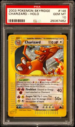 2003 #146 Charizard-Holo PSA 10 Skyridge