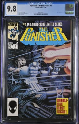 1986 #NA 1986 Punisher Limited Series #1 CGC 9.8 Marvel Comics CGC 9.8
