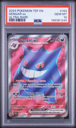 2024 #193 Gengar EX PSA 10 Tef EN-Temporal Forces