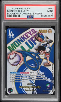 2025 #010 Monkey D. Luffy PSA 9 One Piece Promos