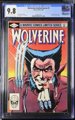 1982 #NA 1982 Wolverine Limited Series #1 CGC 9.8 Marvel Comics CGC 9.8