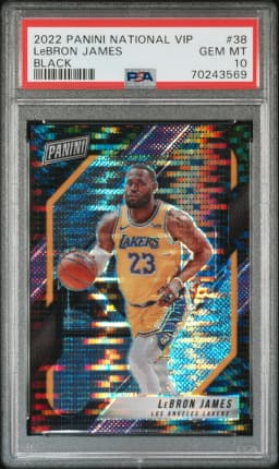 2022 #38 LeBron James PSA 10 Panini National VIP