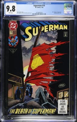 1993 Superman #75 CGC 9.8 DC Comics