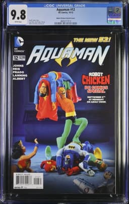 2012 Aquaman #12 CGC 9.8 DC Comics