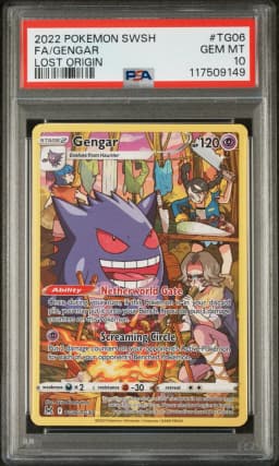 2022 #TG06 Full Art/Gengar PSA 10 Sword & Shield Lost Origin