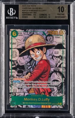 2025 #118 Monkey D. Luffy BGS 10 OP13-Carrying on His Will One Piece