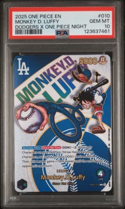 2025 #010 Monkey D. Luffy PSA 10 One Piece Promos