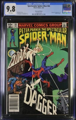 1982 Spectacular Spider-Man #64 CGC 9.8 Marvel Comics