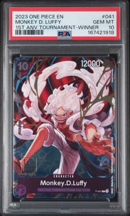 2023 #041 Monkey D. Luffy PSA 10 One Piece Promos
