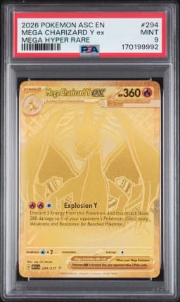2026 #294 Mega Charizard Y EX PSA 9 Asc EN-Ascended Heroes