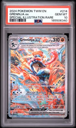 2024 #214 Greninja EX PSA 10 Twm EN-Twilight Masquerade