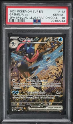 2024 #132 Greninja EX PSA 10 Svp EN-SV Black Star Promo Pokemon