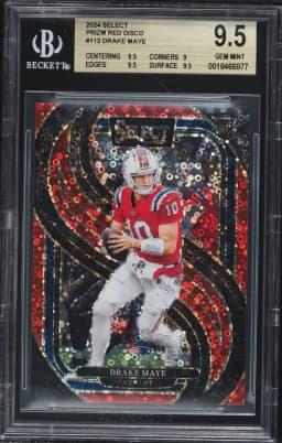 2024 #113 Drake Maye BGS 9.5 Panini Select Football