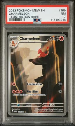 2023 #169 Charmeleon PSA 7 Mew EN-151