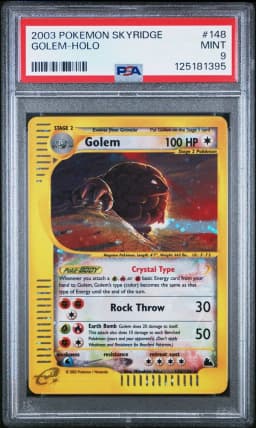 2003 #148 Golem-Holo PSA 9 Skyridge