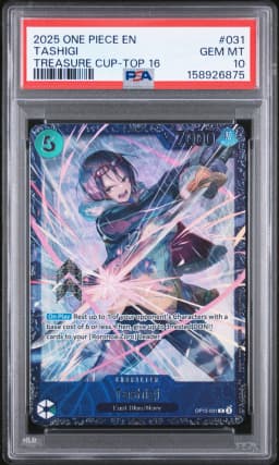 2025 #031 Tashigi PSA 10 One Piece Promos