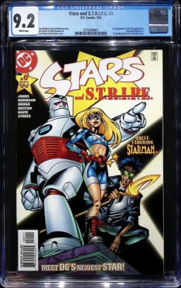 1999 Stars and S.T.R.I.P.E. #0 CGC 9.2 DC Comics