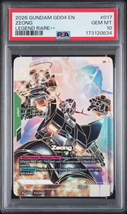 2026 #017 Zeong PSA 10 Gundam GD04-Phantom Aria
