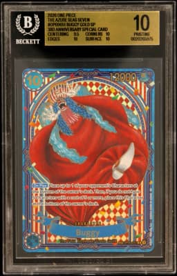 2026 #OP09051 Buggy GOLD SP/(3rd Anniversary Special Card) BGS 10 One Piece Card Game The Azure Sea's Seven
