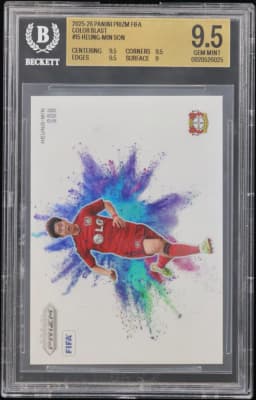 2025 #15 Heung-Min Son BGS 9.5 Panini Prizm FIFA Color Blast