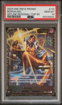 2023 #114 Borsalino PSA 10 One Piece Promos