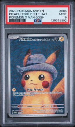 2023 #085 Pikachu With Grey Felt Hat PSA 9 Svp EN-SV Black Star Promo
