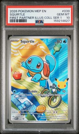 2026 #039 Squirtle PSA 10 Mep EN-Me Black Star Promo