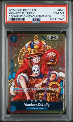 2024 #043 Monkey D. Luffy PSA 10 One Piece Promos