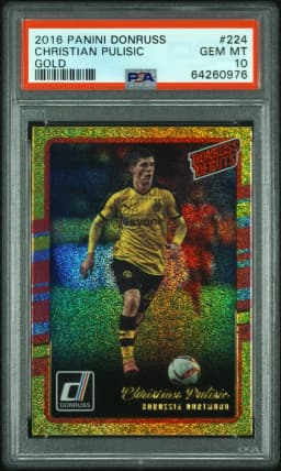 2016 #224 Christian Pulisic PSA 10 Panini Donruss