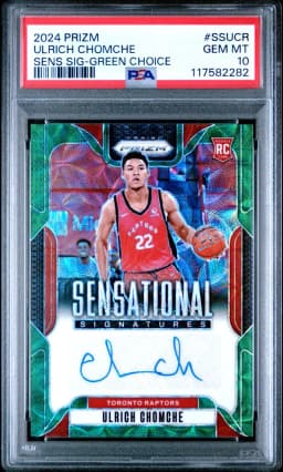 2024 #SSUCR Ulrich Chomche PSA 10 Panini Prizm Sensational Signatures