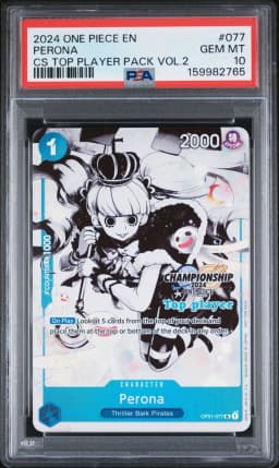 2024 #077 Perona PSA 10 One Piece Championship 2024 Top Player Pack Vol.2