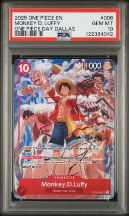 2025 #006 Monkey D. Luffy PSA 10 One Piece Promos