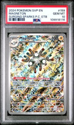 2024 #159 Magneton PSA 10 Svp EN-SV Black Star Promo Pokemon