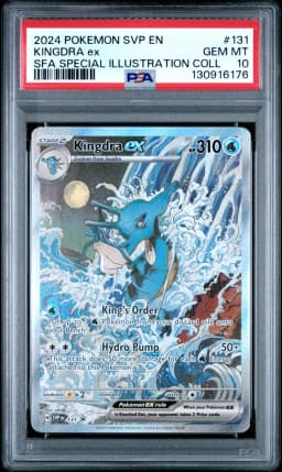 2024 #131 Kingdra EX PSA 10 Svp EN-SV Black Star Promo