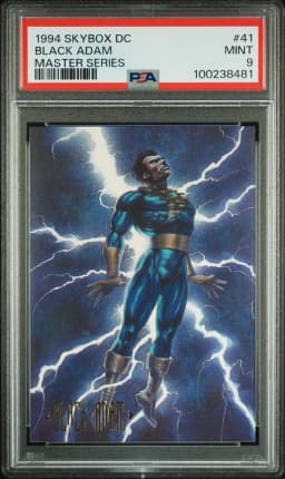 1994 #41 Black Adam PSA 9 Skybox DC Master Series