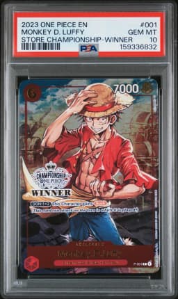 2023 #001 Monkey D. Luffy PSA 10 One Piece Promos