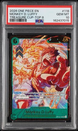 2026 #118 Monkey D. Luffy PSA 10 One Piece Promos