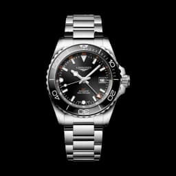 Longines HydroConquest GMT 41mm - Black on Bracelet
