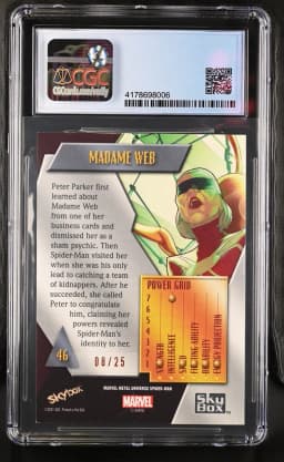 2022 #46 Madame Web CGC 9 Spider-Man Metal - English