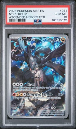 2026 #031 N's Zekrom PSA 10 Mep EN-Me Black Star Promo