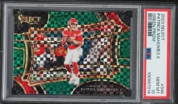 2023 #346 Patrick Mahomes II PSA 10 Select Prizm Green Football